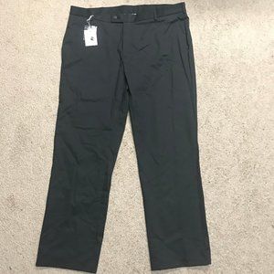 CHARLES TYRWHITT BLACK STRETCH CHINOS PANTS 36x30
